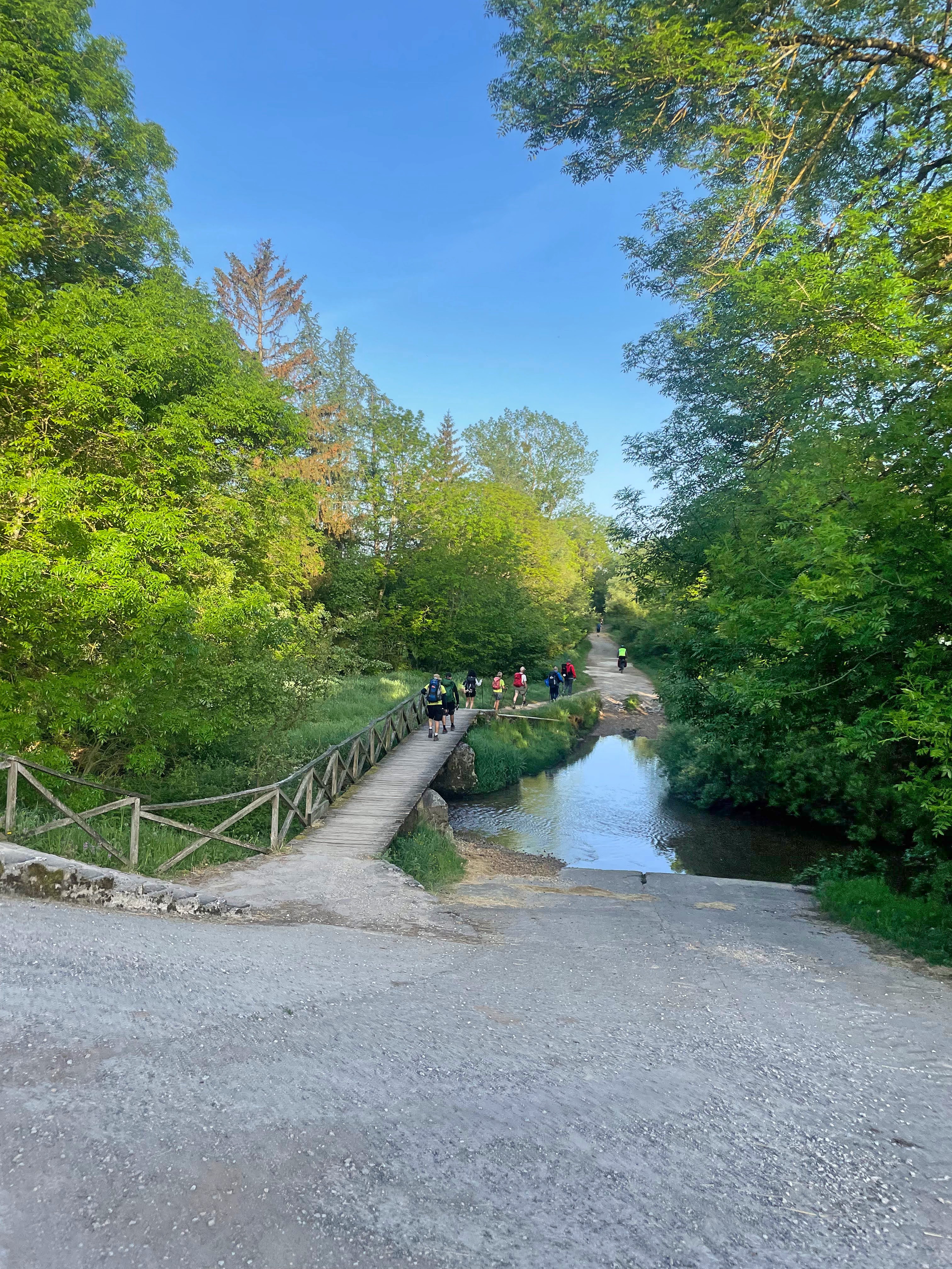 I often thought Spain as a very dry country, but we passed along many rivers and creek during the entire walk